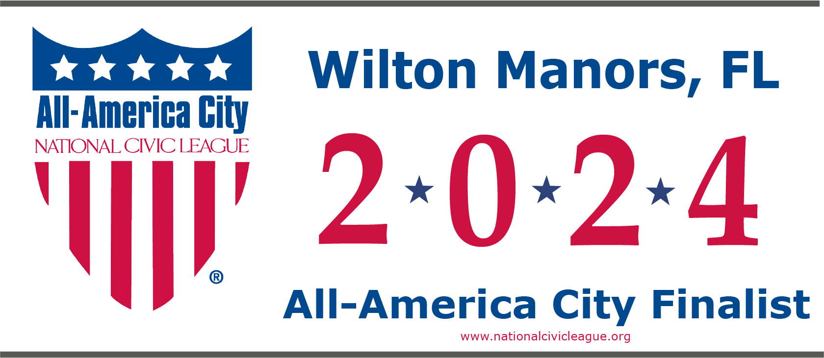 2024 AllAmerica City Finalist Wilton Manors, FL National Civic League